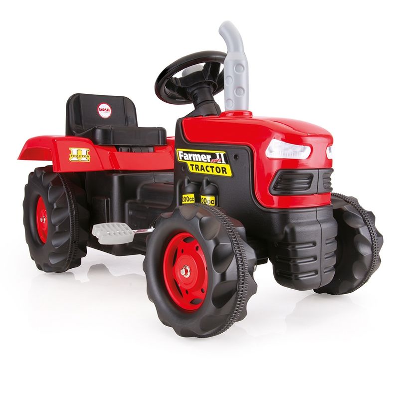 Jucarii, Copii si Bebe - Jucarii si jocuri - Vehicule si jucarii cu telecomanda - Masinute - Tractor cu pedale, rosu, 53 x 83 x 45 - Dolu - Infinity.ro