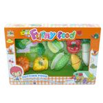 Jucarii, Copii si Bebe - Jucarii si jocuri - Jucarii de rol - Bucatarii copii - Legume pretaiate + tocator - Infinity.ro