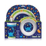 Jucarii, Copii si Bebe - Jucarii si jocuri - Jucarii de rol - Bucatarii copii - Set vesela + tacamuri, Dino - S-COOL - Infinity.ro