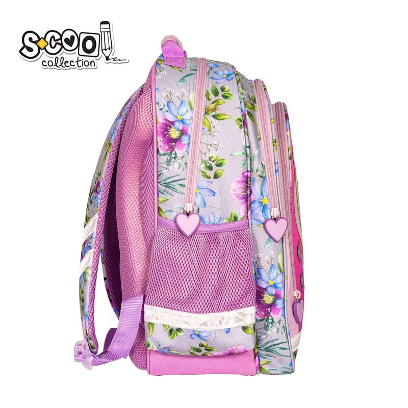 Carti si Birotica - Rechizite - Rucsacuri si genti scolare - Ghiozdan ergonomic LOVE, 40.5 x 29 x 13.5 cm - S-COOL - Infinity.ro