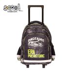 Carti si Birotica - Rechizite - Rucsacuri si genti scolare - Ghiozdan trolley DINO, 38 x 29 x 14 cm - S-COOL - Infinity.ro