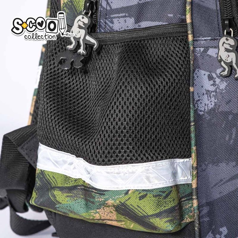 Carti si Birotica - Rechizite - Rucsacuri si genti scolare - Ghiozdan ergonomic DINO, 40.5 x 29 x 13.5 cm - S-COOL - Infinity.ro