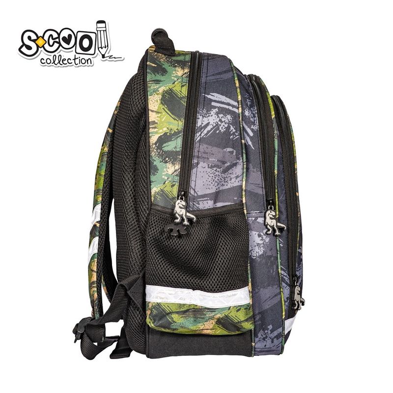 Carti si Birotica - Rechizite - Rucsacuri si genti scolare - Ghiozdan ergonomic DINO, 40.5 x 29 x 13.5 cm - S-COOL - Infinity.ro