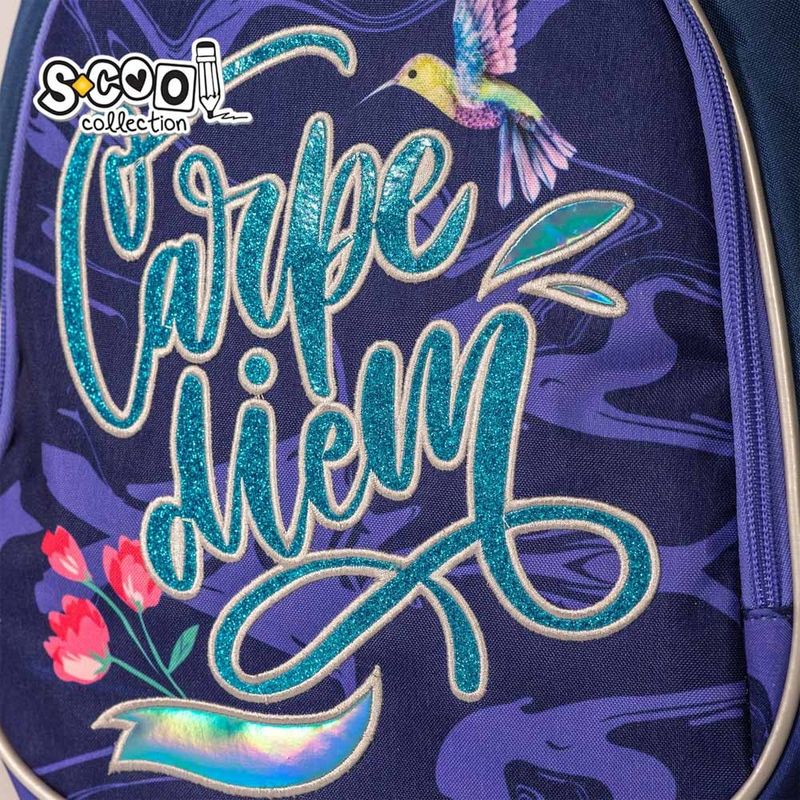 Carti si Birotica - Rechizite - Rucsacuri si genti scolare - Ghiozdan anatomic LIGHT CARPE DIEM, 41 x 28 x 21 cm S-COOL - Infinity.ro