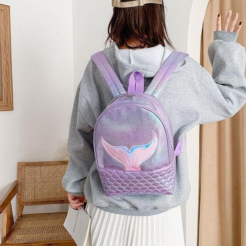 Carti si Birotica - Rechizite - Rucsacuri si genti scolare - Ghiozdan gradinita GLITTER MERMAID, 25 x 32 x 11 cm - S-COOL - Infinity.ro