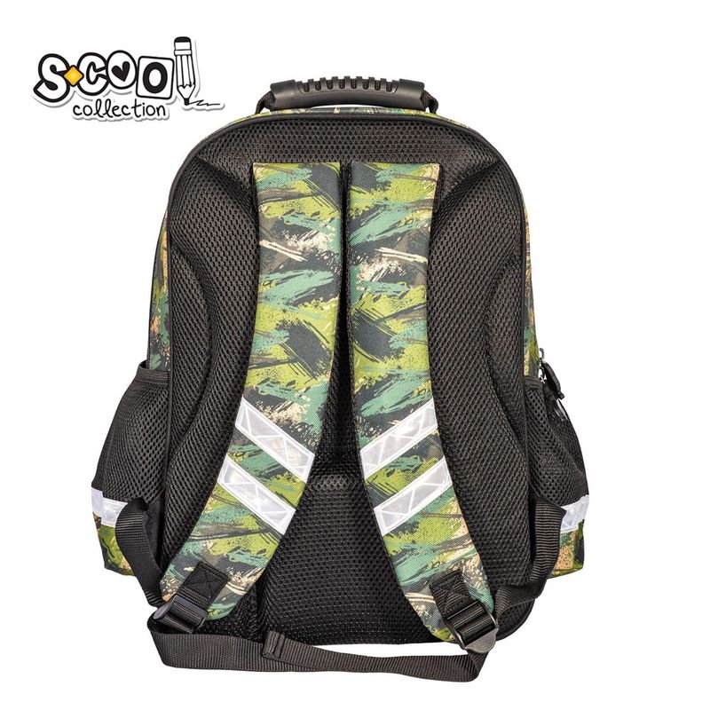 Carti si Birotica - Rechizite - Rucsacuri si genti scolare - Ghiozdan ergonomic DINO, 40.5 x 29 x 13.5 cm - S-COOL - Infinity.ro