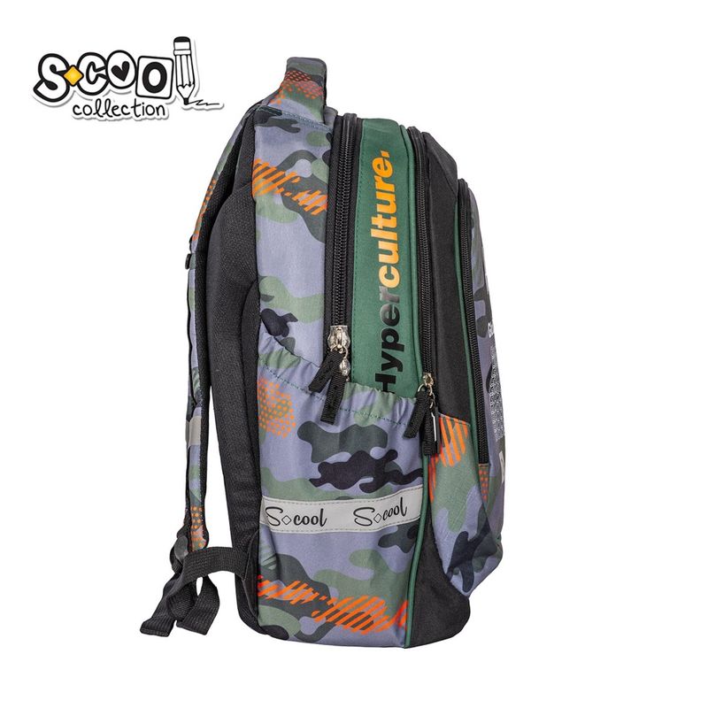 Carti si Birotica - Rechizite - Rucsacuri si genti scolare - Ghiozdan anatomic LIGHT HYPE, 41 x 28 x 21 cm S-COOL - Infinity.ro