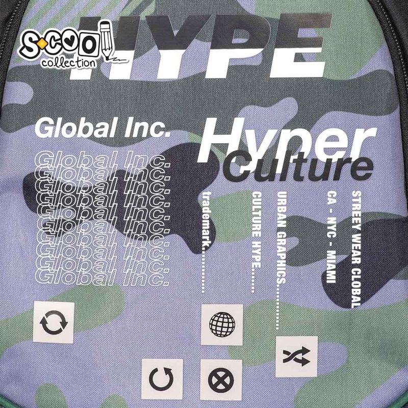 Carti si Birotica - Rechizite - Rucsacuri si genti scolare - Ghiozdan anatomic LIGHT HYPE, 41 x 28 x 21 cm S-COOL - Infinity.ro