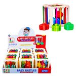 Jucarii, Copii si Bebe - Jucarii si jocuri - Seturi de constructie si cuburi - Cuburi si caramizi - Cuburi senzoriale, pentru bebelusi, 6 buc/set - Infinity.ro