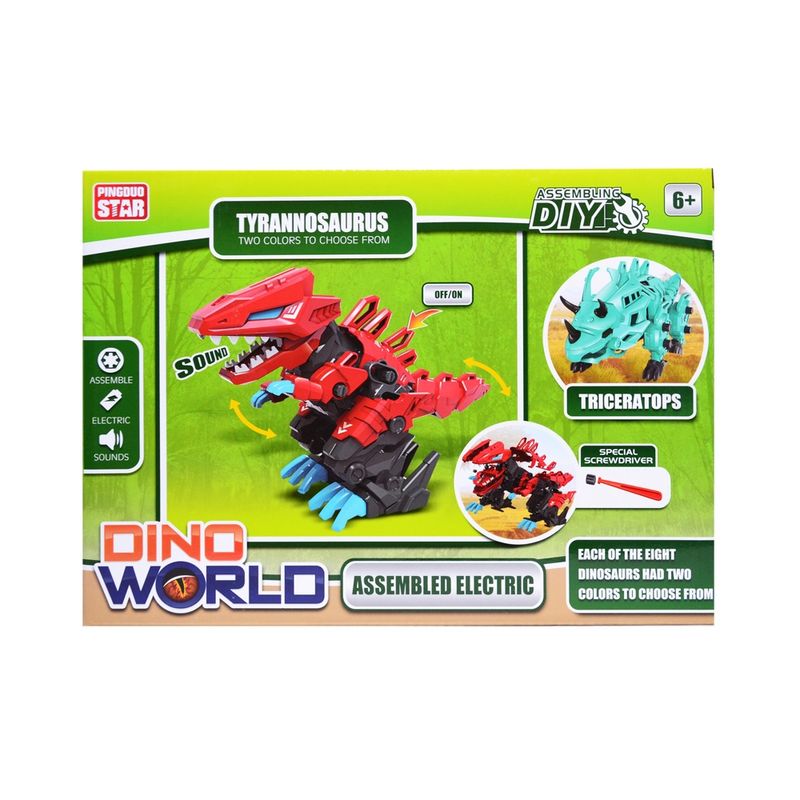 Jucarii, Copii si Bebe - Jucarii si jocuri - Seturi de constructie si cuburi - Cuburi si caramizi - Cuburi constructii Robozaur, cu baterii - VELOCIRAPTOR - Infinity.ro