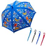 Jucarii, Copii si Bebe - Jucarii si jocuri - Jucarii de exterior - Echipamente de protectie copii - Umbrela copii, cu desene, Dinozauri, 85 cm - Infinity.ro
