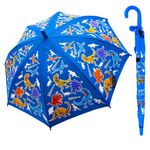 Jucarii, Copii si Bebe - Jucarii si jocuri - Jucarii de exterior - Echipamente de protectie copii - Umbrela copii, cu desene, Dinozauri, 85 cm - Infinity.ro