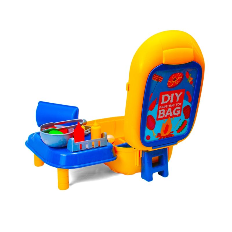 Jucarii, Copii si Bebe - Jucarii si jocuri - Jucarii de rol - Bucatarii copii - Play set barbeque, in gentuta - Infinity.ro