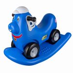 Jucarii, Copii si Bebe - Jucarii si jocuri - Jucarii de exterior - Balansoare copii - Catel balansoar 2 in 1, albastru - ROBENTOYS - Infinity.ro