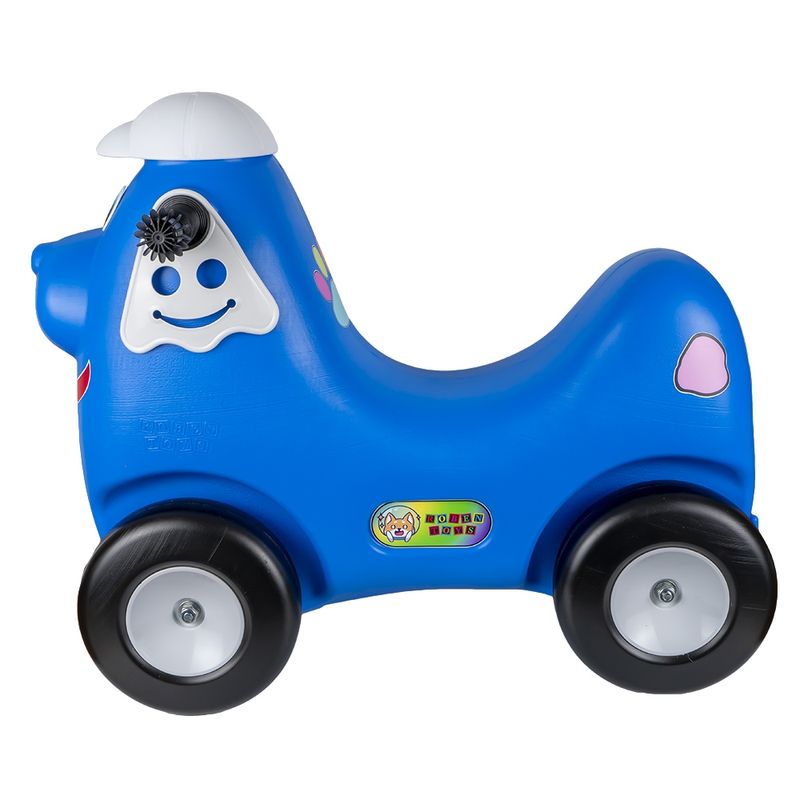 Jucarii, Copii si Bebe - Jucarii si jocuri - Jucarii de exterior - Balansoare copii - Catel balansoar 2 in 1, albastru - ROBENTOYS - Infinity.ro