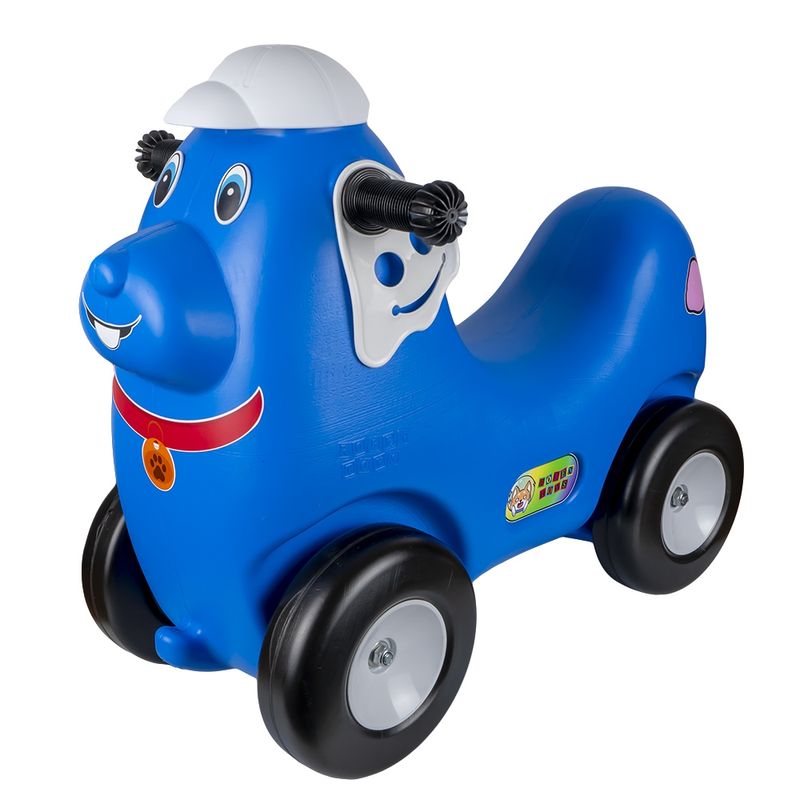 Jucarii, Copii si Bebe - Jucarii si jocuri - Jucarii de exterior - Balansoare copii - Catel balansoar 2 in 1, albastru - ROBENTOYS - Infinity.ro