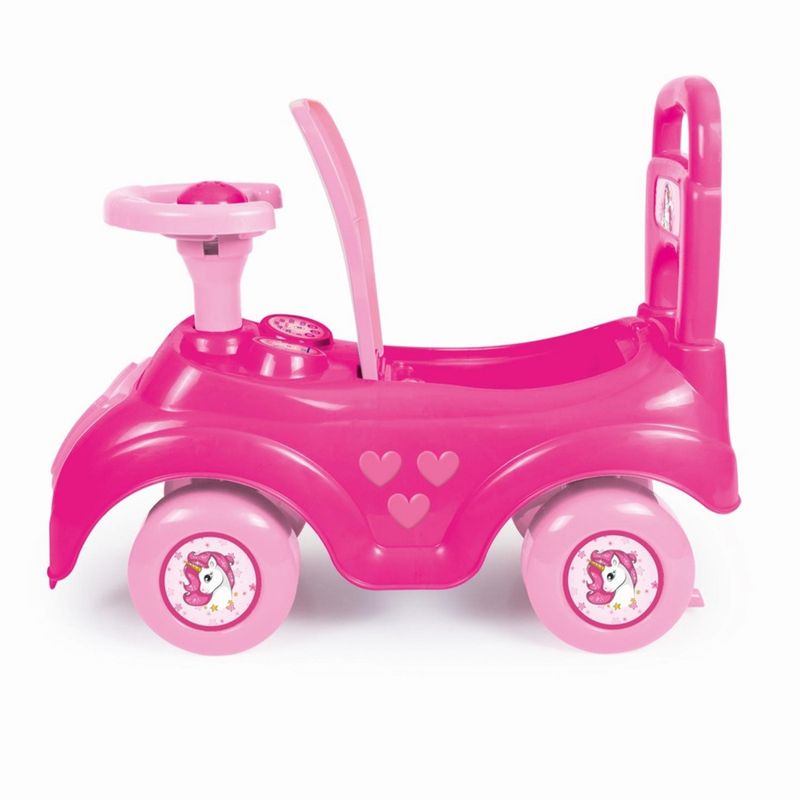 Jucarii, Copii si Bebe - Jucarii si jocuri - Jucarii de exterior - Masinute si vehicule pentru copii - Masinuta fara pedale/roz Unicorn 37x48x21cm - Dolu - Infinity.ro