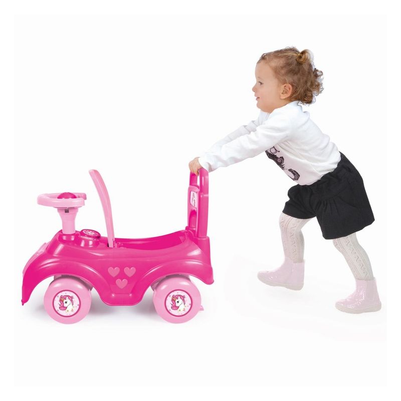 Jucarii, Copii si Bebe - Jucarii si jocuri - Jucarii de exterior - Masinute si vehicule pentru copii - Masinuta fara pedale/roz Unicorn 37x48x21cm - Dolu - Infinity.ro