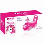 Jucarii, Copii si Bebe - Jucarii si jocuri - Jucarii de exterior - Masinute si vehicule pentru copii - Masinuta fara pedale/roz Unicorn 37x48x21cm - Dolu - Infinity.ro