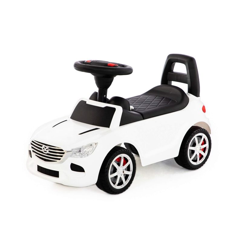 Jucarii, Copii si Bebe - Jucarii si jocuri - Vehicule si jucarii cu telecomanda - Masinute - Masinuta - Supercar, alba, fara pedale, 66 x 28.5 x 30 cm, Polesie - Infinity.ro