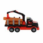 Jucarii, Copii si Bebe - Jucarii si jocuri - Vehicule si jucarii cu telecomanda - Masinute - Camion cu lemne - Mammoet, 47 x 16 x 26 cm, Polesie - Infinity.ro