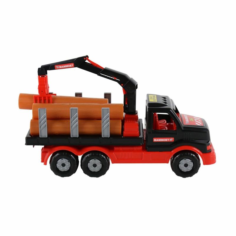 Jucarii, Copii si Bebe - Jucarii si jocuri - Vehicule si jucarii cu telecomanda - Masinute - Camion cu lemne - Mammoet, 47 x 16 x 26 cm, Polesie - Infinity.ro