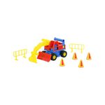 Jucarii, Copii si Bebe - Jucarii si jocuri - Vehicule si jucarii cu telecomanda - Masinute - Excavator cu accesorii - ConsTruck, 29 x 16 x 16 cm, Wader - Infinity.ro
