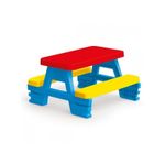 Jucarii, Copii si Bebe - Jucarii si jocuri - Jucarii de rol - Ateliere si bancuri de lucru - Masa cu bancute, pt.4 copii, 43 x 77 x 71cm - Dolu - Infinity.ro