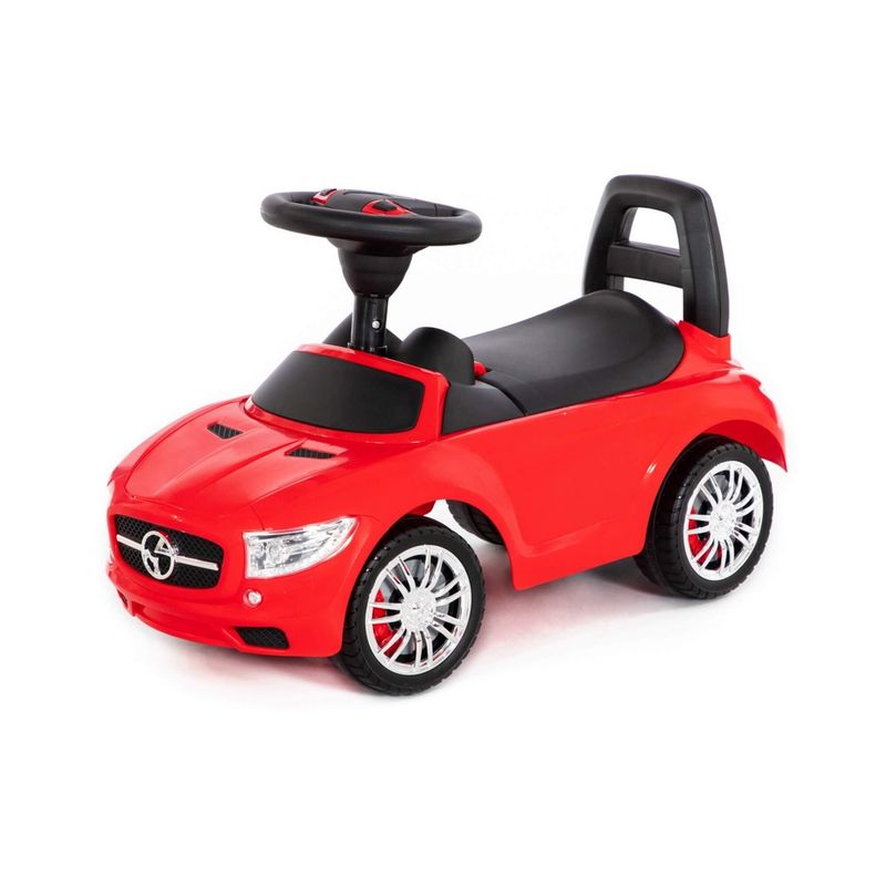 Jucarii, Copii si Bebe - Jucarii si jocuri - Vehicule si jucarii cu telecomanda - Masinute - Masinuta - Supercar, rosie, fara pedale, 66 x 28.5 x 30 cm, Polesie - Infinity.ro