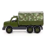 Jucarii, Copii si Bebe - Jucarii si jocuri - Vehicule si jucarii cu telecomanda - Masinute - Camion militar cu prelata - Gigant, 44 x 16 x 22 cm, Wader - Infinity.ro