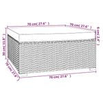 Casa si Gradina - Gradina si terasa - Mobilier exterior - Seturi mobila gradina - Set mobilier de gradina cu perne, 4 piese, maro, poliratan - Infinity.ro