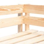 Casa si Gradina - Gradina si terasa - Mobilier exterior - Canapele si fotolii gradina - Otoman de gradina din paleti, coltar, lemn de pin tratat, model roșu carouri - Infinity.ro