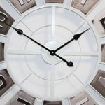 Casa si Gradina - Decoratiuni - Ceasuri - Ceas de perete metal 80cm alb - Infinity.ro