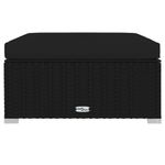 Casa si Gradina - Gradina si terasa - Mobilier exterior - Seturi mobila gradina - Set mobilier de gradina cu perne poliratan negru - Infinity.ro