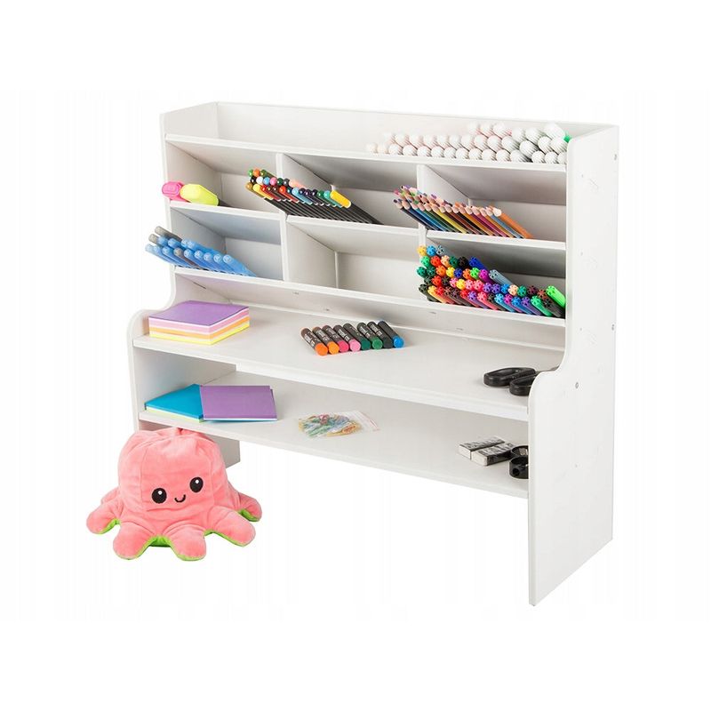 Casa si Gradina - Mobilier - Organizare si depozitare - Organizatoare pentru sertare si dulapuri - Organizator tip birou,Material plastic+spuma presata,Alb - Alb - Infinity.ro