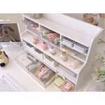 Casa si Gradina - Mobilier - Organizare si depozitare - Organizatoare pentru sertare si dulapuri - Organizator tip birou,Material plastic+spuma presata,Alb - Alb - Infinity.ro