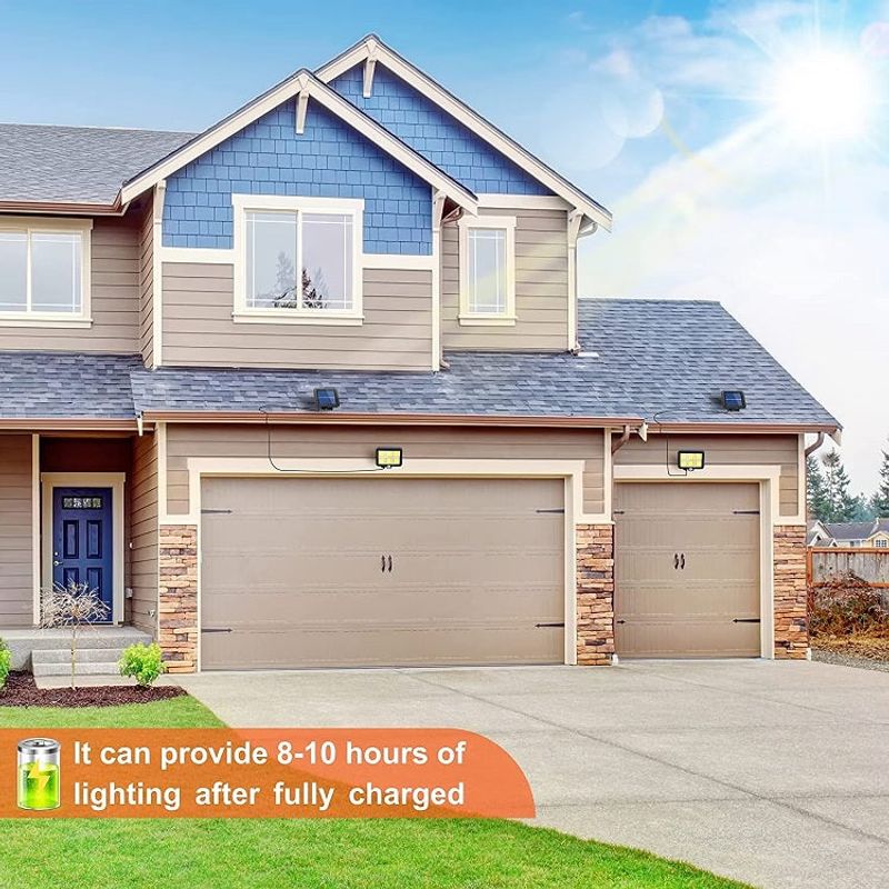 Casa si Gradina - Corpuri si surse de iluminat - Iluminat exterior - Lampi solare - Set 3 X Lampa Solara 120 LED-uri COB,Putere 30W,Senzor de Lumina/Miscare - Negru - Infinity.ro