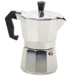 Casa si Gradina - Bucatarie si vesela - Vase pentru gatit - Espressoare pentru aragaz - Filtru de cafea Moka 150ml-3 Cafele,Pentru aragaz pe gaz si electric - Argintiu - Infinity.ro