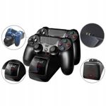 PC, gaming si accesorii - Gaming - Accesorii gaming - Accesorii console gaming - Statie de Incarcare Dubla,Welora, Pentru Controllere PS4, Incarcare Rapida - Negru - Infinity.ro