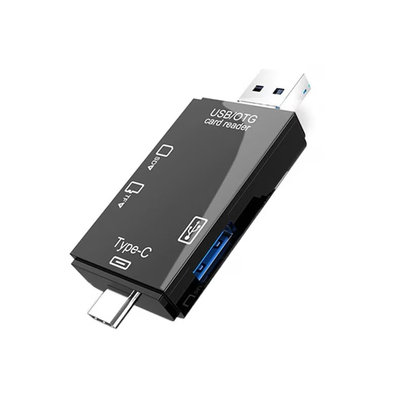 TV, Audio-Video si Foto - Aparate foto si accesorii - Accesorii foto si video - Card reader - Cititor de Carduri USB, USB Tip-C 3.1, Micro USB, Card SD, MicroSD/TF - Negru - Infinity.ro