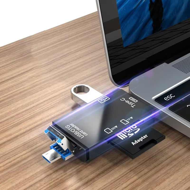 TV, Audio-Video si Foto - Aparate foto si accesorii - Accesorii foto si video - Card reader - Cititor de Carduri USB, USB Tip-C 3.1, Micro USB, Card SD, MicroSD/TF - Negru - Infinity.ro