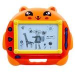 Jucarii, Copii si Bebe - Jucarii si jocuri - Jucarii de rol - Ateliere si bancuri de lucru - Tablita magica, cu suport + stampile rosu - Infinity.ro