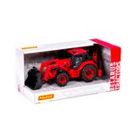 Jucarii, Copii si Bebe/Jucarii si jocuri/Vehicule si jucarii cu telecomanda/Masinute - Tractor-excavator cu incarcator, 31 x 15 x 14.5 cm, Polesie - Infinity.ro