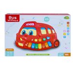 Jucarii, Copii si Bebe - Jucarii si jocuri - Jucarii de rol - Instrumente muzicale de jucarie - Orga cu baterii pentru bebelusi, Autobuz - Infinity.ro