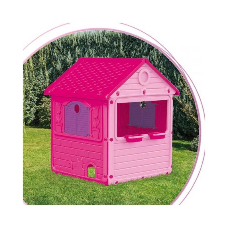 Jucarii, Copii si Bebe - Jucarii si jocuri - Papusi si accesorii - Casute de papusi si mobilier - Casuta Roz - Unicorn, My First House - DOLU - Infinity.ro