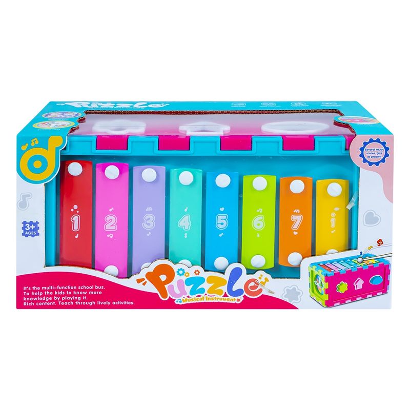 Jucarii, Copii si Bebe - Jucarii si jocuri - Jucarii de rol - Instrumente muzicale de jucarie - Xilofon + forme educative - Infinity.ro