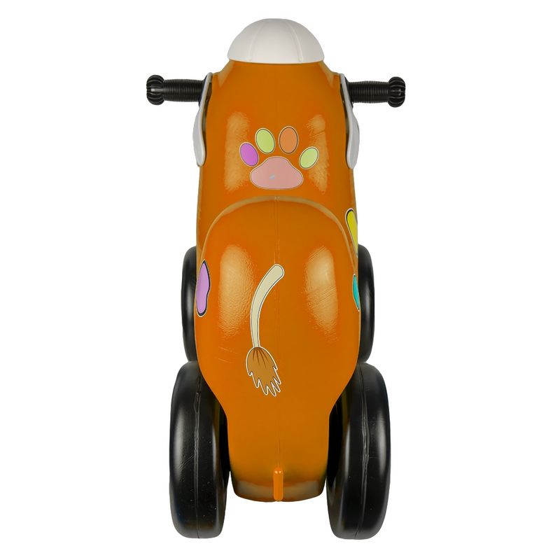Jucarii, Copii si Bebe - Jucarii si jocuri - Jucarii de exterior - Masinute si vehicule pentru copii - Catel cu roti, portocaliu - ROBENTOYS - Infinity.ro