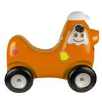 Jucarii, Copii si Bebe - Jucarii si jocuri - Jucarii de exterior - Masinute si vehicule pentru copii - Catel cu roti, portocaliu - ROBENTOYS - Infinity.ro