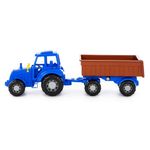 Jucarii, Copii si Bebe - Jucarii si jocuri - Vehicule si jucarii cu telecomanda - Masinute - Tractor cu remorca, Altay, 58 x 17 x 18 cm, Polesie - Infinity.ro
