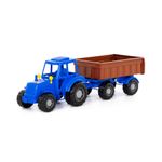 Jucarii, Copii si Bebe - Jucarii si jocuri - Vehicule si jucarii cu telecomanda - Masinute - Tractor cu remorca, Altay, 58 x 17 x 18 cm, Polesie - Infinity.ro